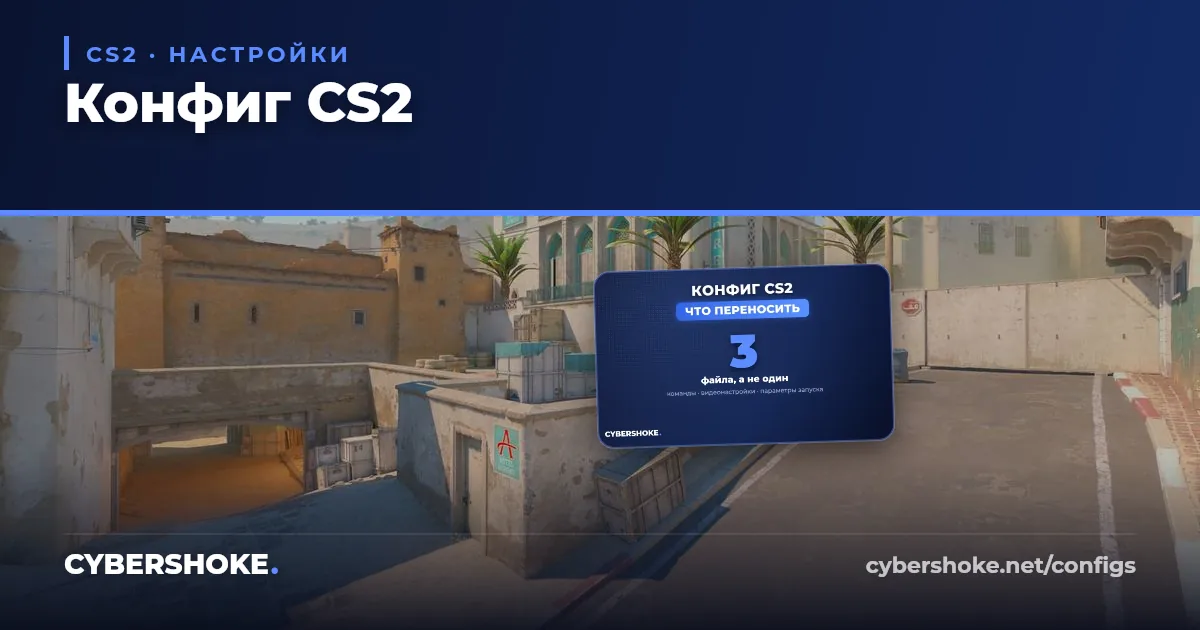 Конфиг CS2: где лежит и как перенести настройки