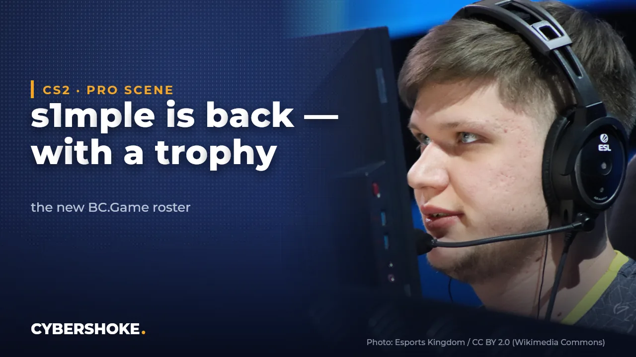 s1mple returned to CS2 with BC.Game